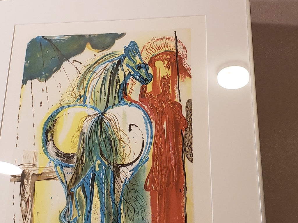 Salvador Dali Lithograph 'Le Centurion' c.1980s.