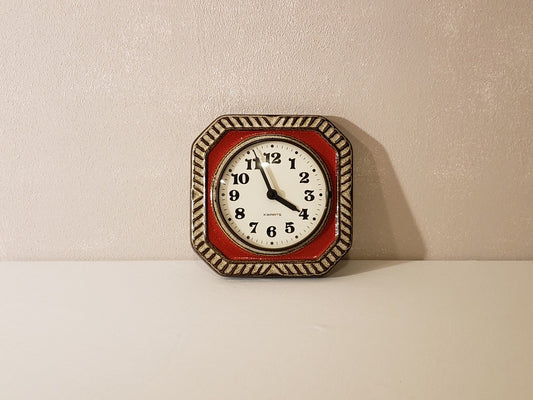 Vintage German Ceramic Wall Clock