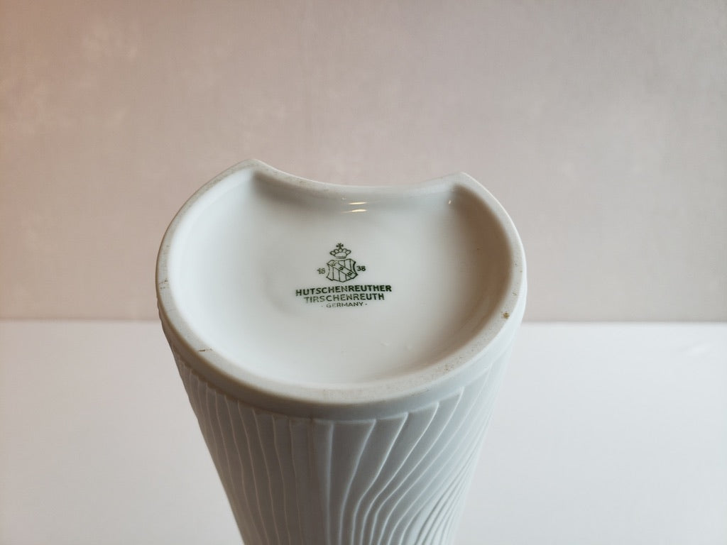 Hutschenruther White Porcelain Vase