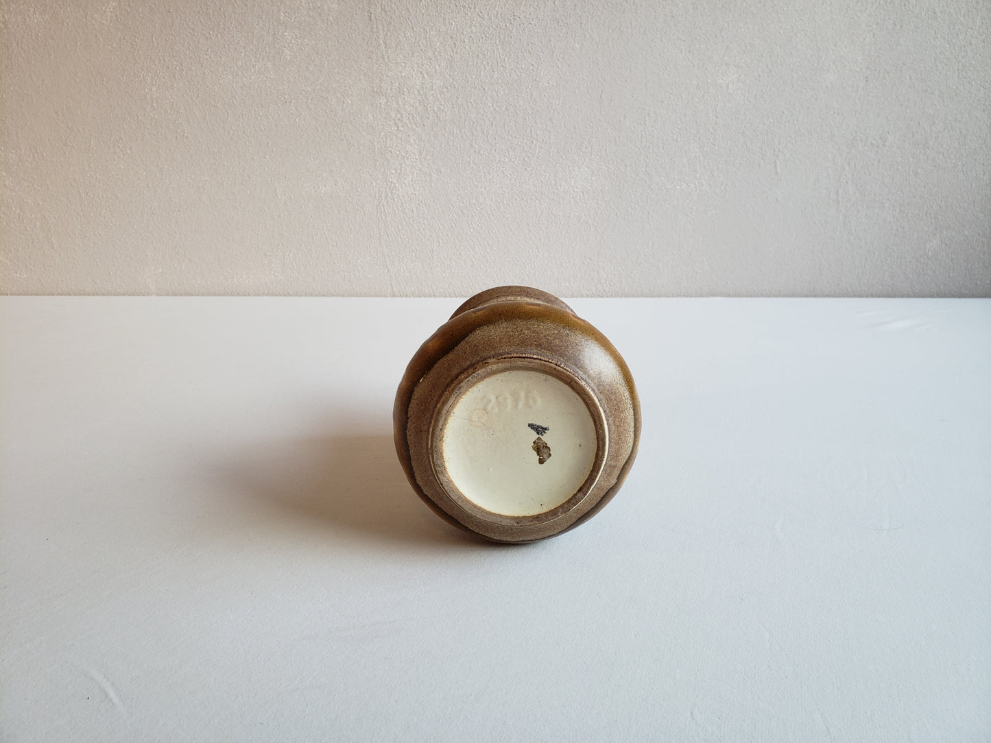 VEB Haldensleben Fat Lava Vase
