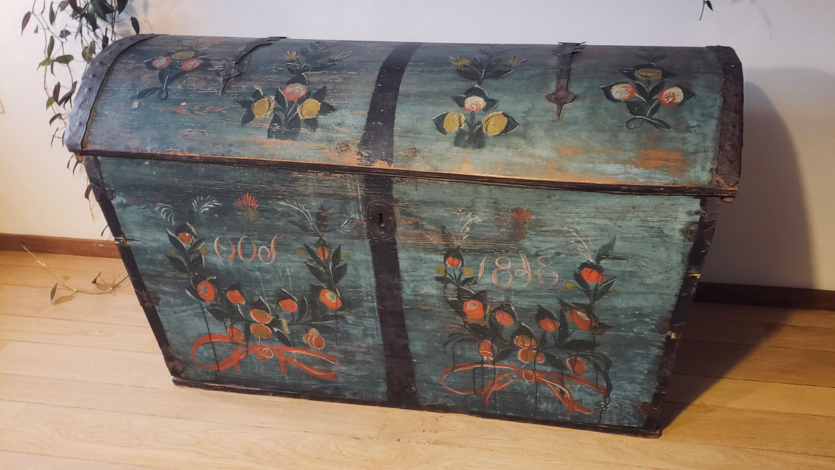 Swedish Dowry Chest c.1849