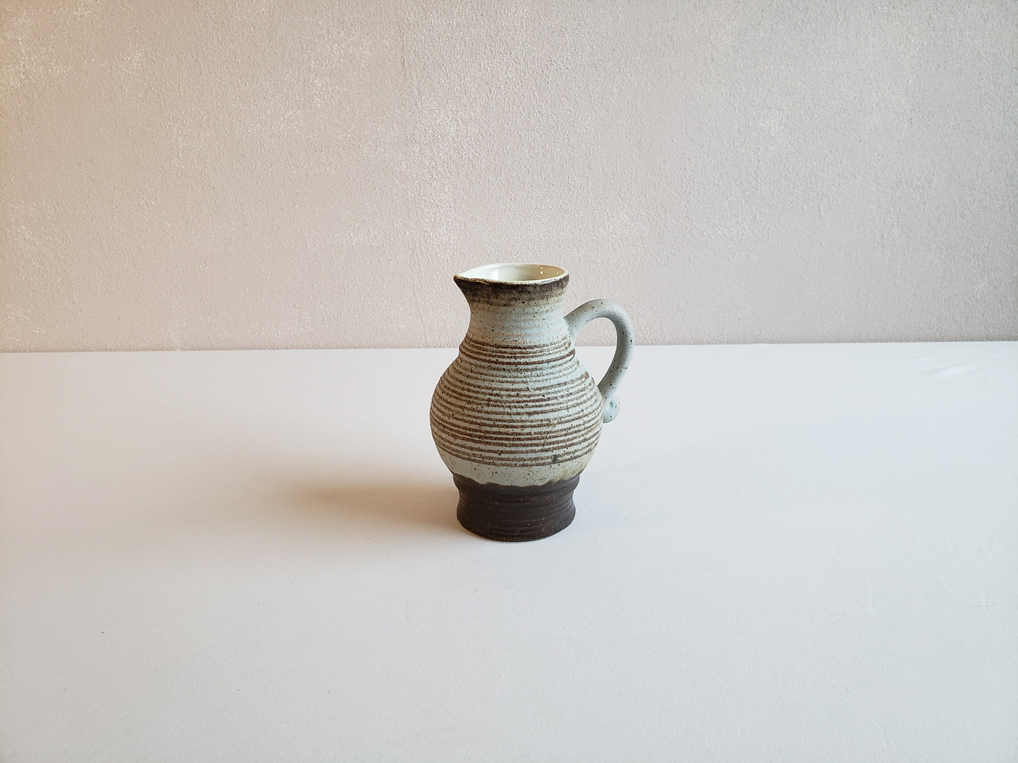Strehla Keramik Striped Jug