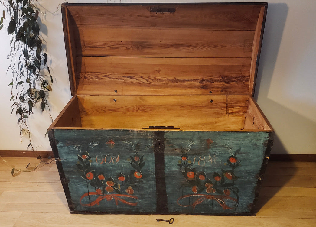 Swedish Dowry Chest c.1849